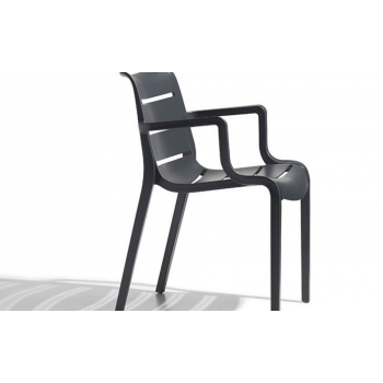 Stapelbarer Sunset Stuhl von Scab Designin Technopolymer