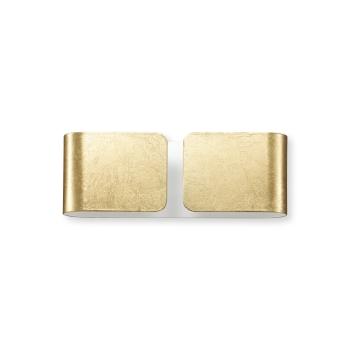 Clip AP2 mini goldene Wandleuchte von Ideal Lux