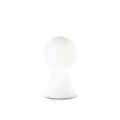 Kleine weiße Tischleuchte BIRILLO TL1 von Ideal Lux