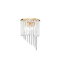 CARLTON AP3 goldene Wandleuchte von Ideal Lux