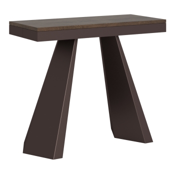 Diamante Evolution Konsolenbeine und Bärenrahmen - Ausziehbare Konsole 90x40/300 cm Diamante Evolution Bärenrahmen und Beine aus natürlicher Eiche