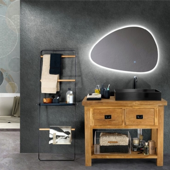 Essenza 20Years 100 CP880 / 2 Konsole aus Teakholz 2 Schubladen von Cipì