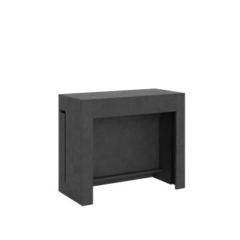 Evolve Console - Ausziehbare Konsole 90x42/302 cm Evolve Innenerweiterungen aus Esche weiß