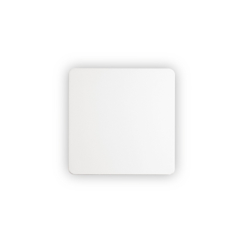 ABDECKUNG AP D15 QUADRATISCH WEISS