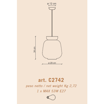  DECO' CORCOVADO C2742