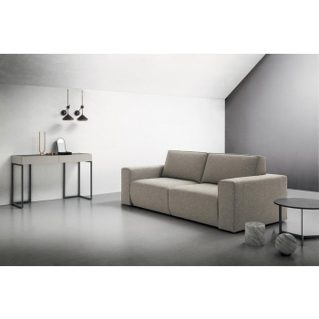 Bequemes und elegantes Baxton-Sofa aus Stoff oder Kunstleder