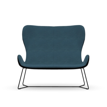 Dalia DV/DVE M TS Sofa mit Metallstruktur und gepolstertem Sitz von Midj