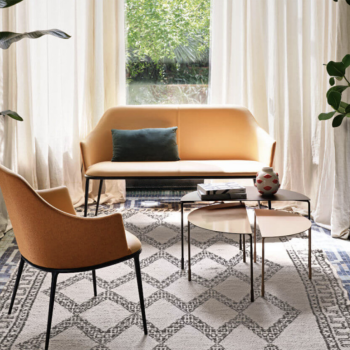 Lea DV M TS Sofa mit Stoff- oder Lederbezug von Midj