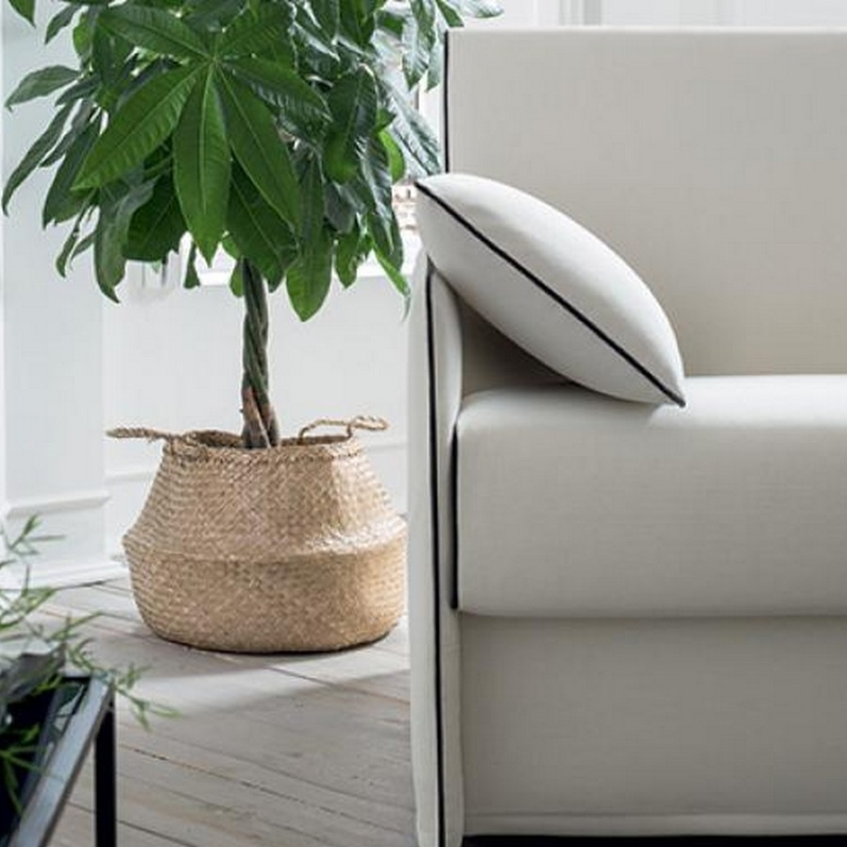 Teseo Schlafsofa aus Polyamid-Samt