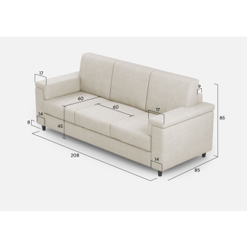 Marrak 3-Sitzer-Sofa von Ityhome