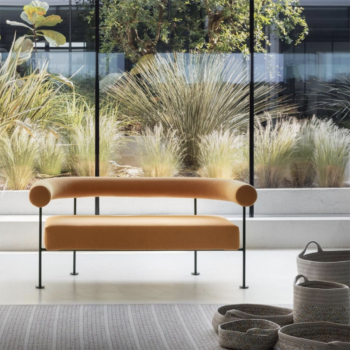 QUA-NDO DV M TS Sofa aus Metall mit Stoffbezug von Midj