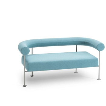 QUA-NDO DV M TS Sofa aus Metall mit Stoffbezug von Midj