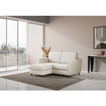 Yasel 2-Sitzer-Sofa mit Hocker von Ityhome