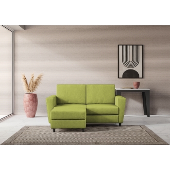 Yasel 2-Sitzer-Sofa mit Hocker von Ityhome