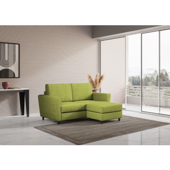 Yasel 2-Sitzer-Sofa mit Hocker von Ityhome