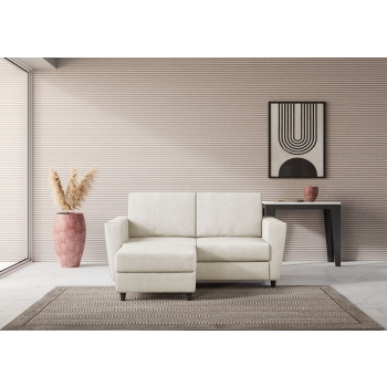 Yasel 2-Sitzer-Sofa mit Hocker von Ityhome