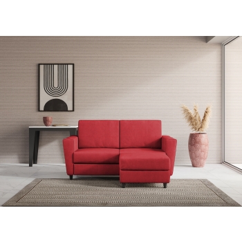 Yasel 2-Sitzer-Sofa mit Hocker von Ityhome