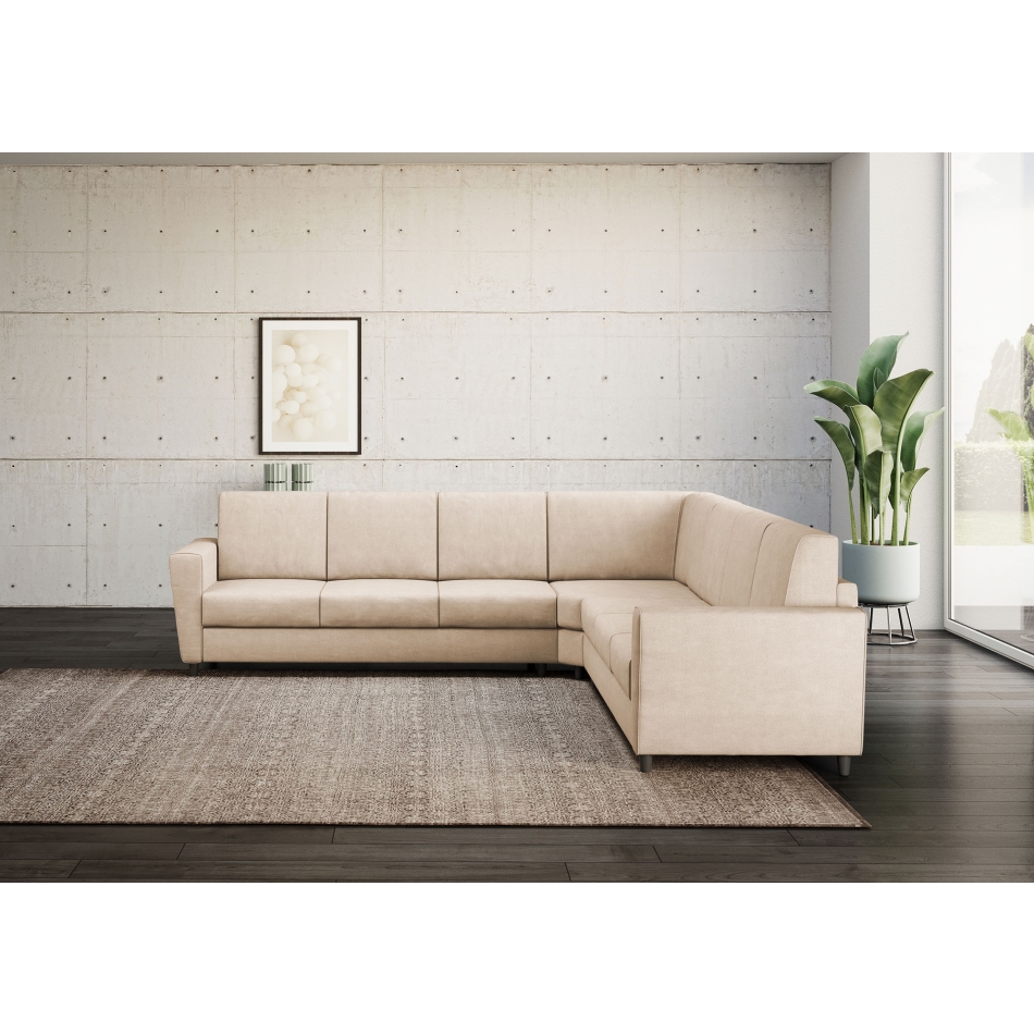 Yasel 3-Sitzer-Sofa mit Ecke und 3-Sitzer-Sofa von Ityhome