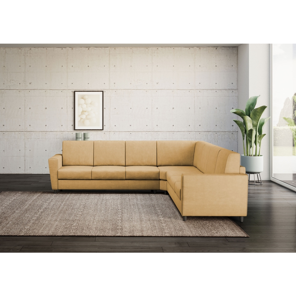 Yasel 3-Sitzer-Sofa mit Ecke und 3-Sitzer-Sofa von Ityhome