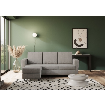 Yasel 3-Sitzer-Sofa mit Hocker von Ityhome