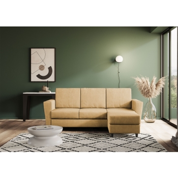Yasel 3-Sitzer-Sofa mit Hocker von Ityhome