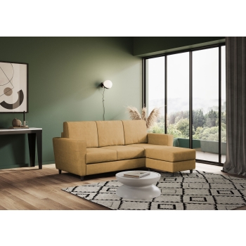 Yasel 3-Sitzer-Sofa mit Hocker von Ityhome
