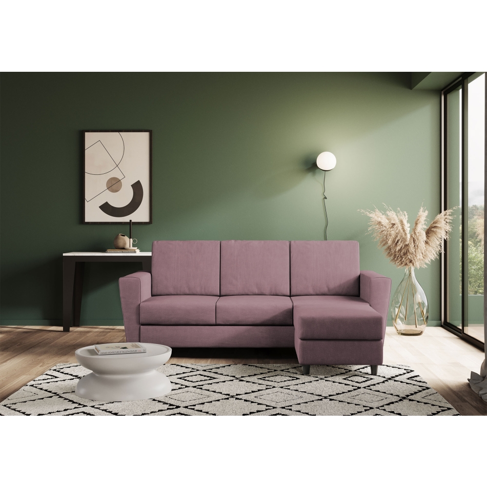 Yasel 3-Sitzer-Sofa mit Hocker von Ityhome