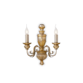 FIRENZE AP2 ANTIQUE GOLD Wandleuchte von Ideal Lux