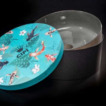 Cipì Index Tinta CP950NAT Waschbecken aus feuerfestem Ton