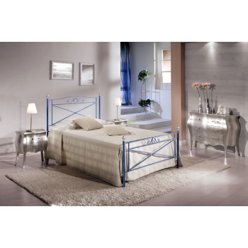 Einzel- und Halbbett Nuovala komplett aus Schmiedeeisen