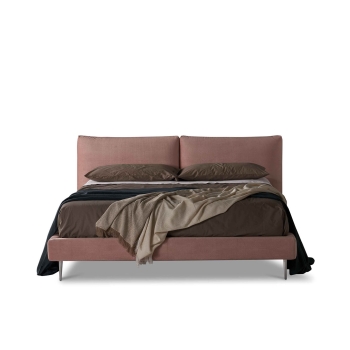 Bon Ton Bett von Lettissimi aus Stoff oder Öko-Leder