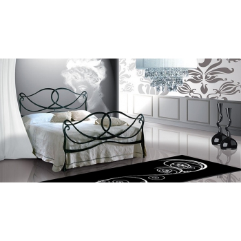 Schmiedeeisen Bett Modell Camelot von Pama Letti