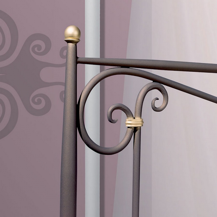 Pama Betten Dante Bett - Schmiedeeisen Einzelbetten | Gleiche Möbel