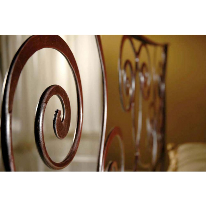 Pama Letti Bett Kalì - Einzel schmiedeeisernes Bett | Gleiche Möbel