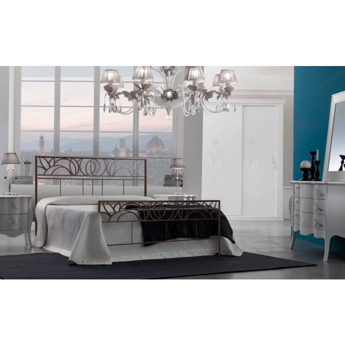 Blumenbeet aus Schmiedeeisen Cosatto