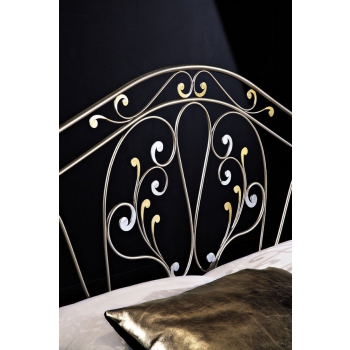 Fiore Doppelbett aus Schmiedeeisen handgefertigt