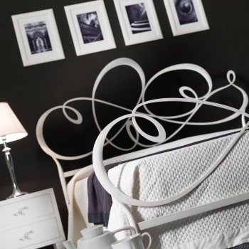 Doppelbett aus Schmiedeeisen Capriccio di Cosatto