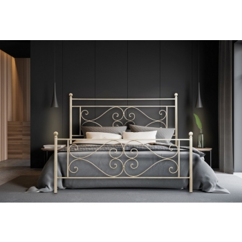 Doppelbett aus Schmiedeeisen Firenze