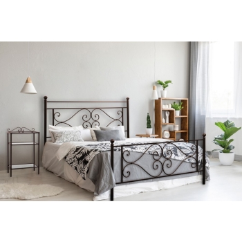 Doppelbett aus Schmiedeeisen Firenze