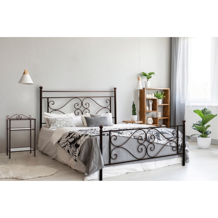 Doppelbett aus Schmiedeeisen Firenze