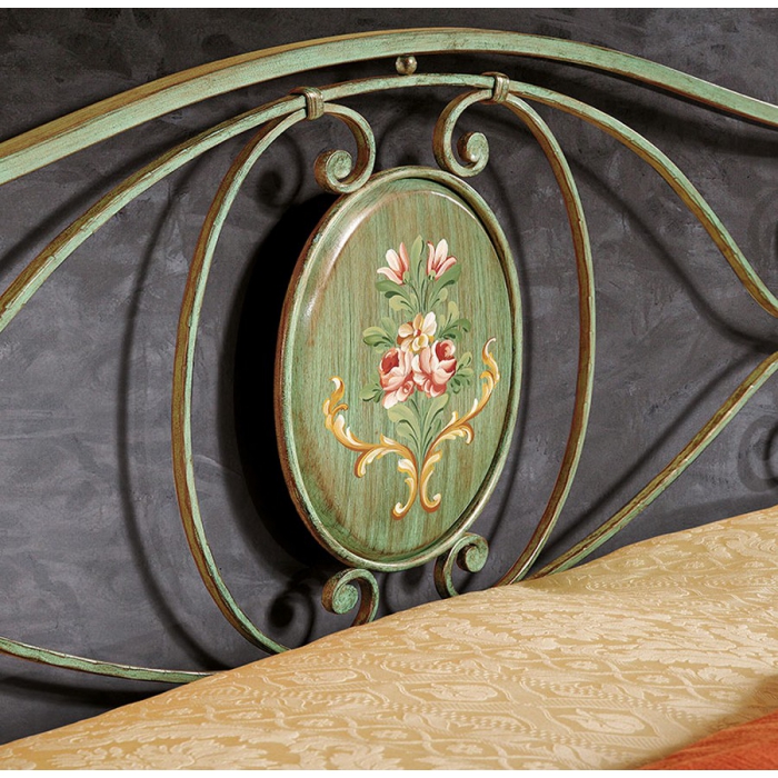 Margherita Doppelbett komplett aus Schmiedeeisen