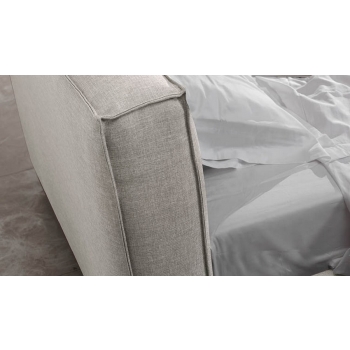 Pacifico Doppelbett von Lettissimi in Stoff oder Kunstleder