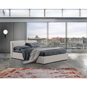 Pacifico Bett von Lettissimi mit H.28 Bettgestell