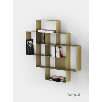 Mondrian-Buchhandlungskompositionen von Pezzani