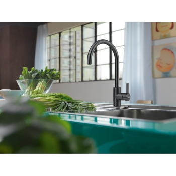 EOS NEO BLACK STEEL Mixer mit Schwenkauslauf von Franke sofort lieferbar