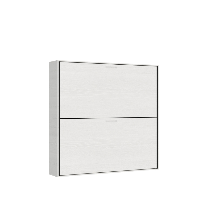 Mod.KANDO Double – Kando Cashmere Horizontales Doppel-Schrankbett