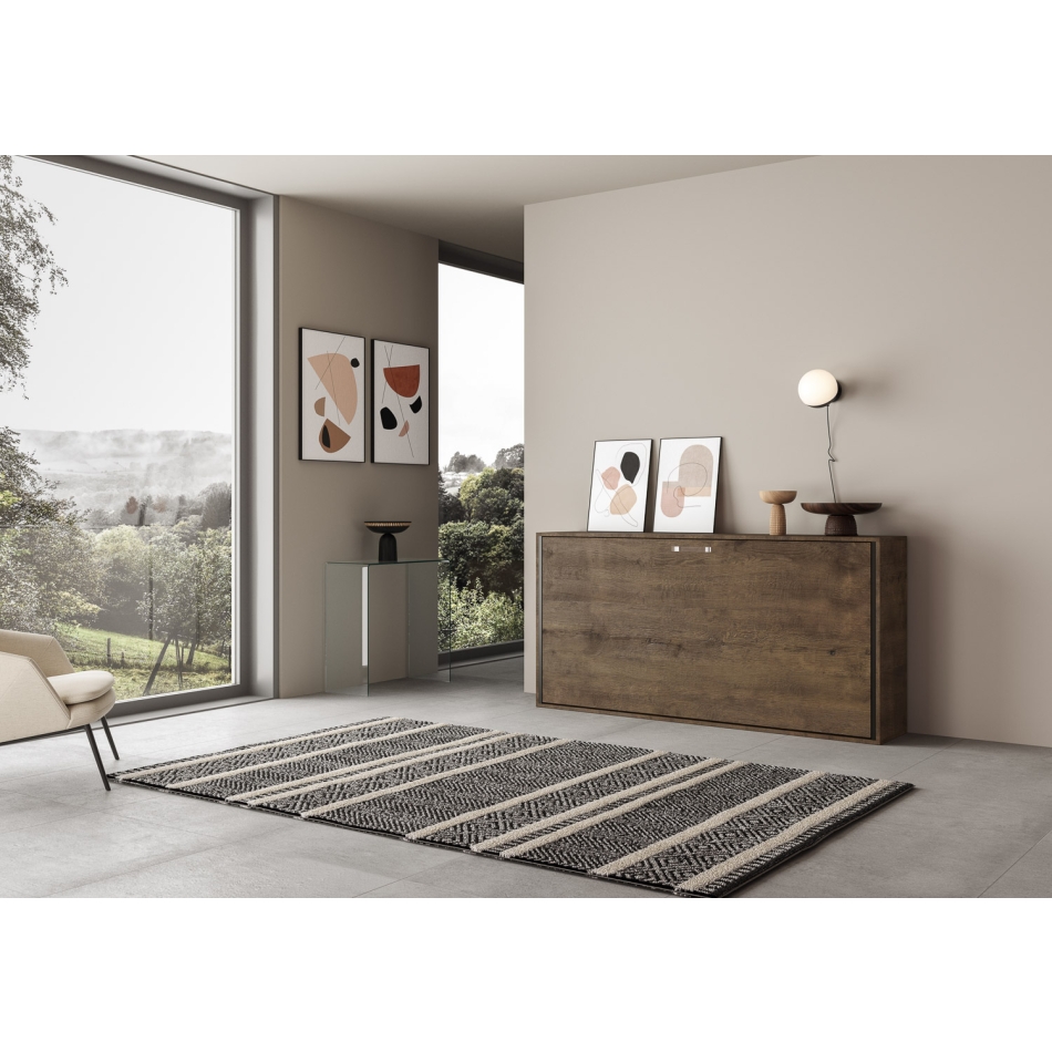 Mod.KANDO Single - Horizontales Einzelklappbett Kando Cashmere