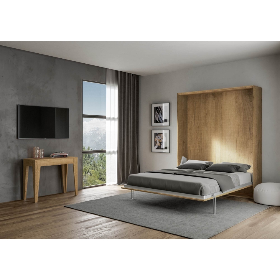 Mod.Kentaro Matrimoniale - 160 vertikales Klappbett für Doppelbett Kentaro Cashmere