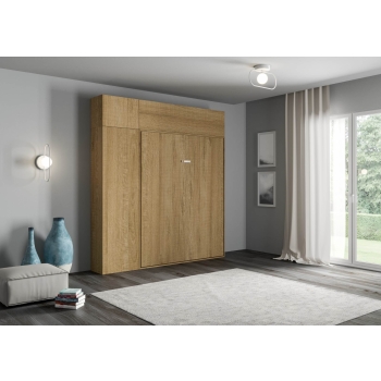 Mod.Kentaro Matrimoniale - 160 vertikales Klappbett für Doppelbett Kentaro Cashmere