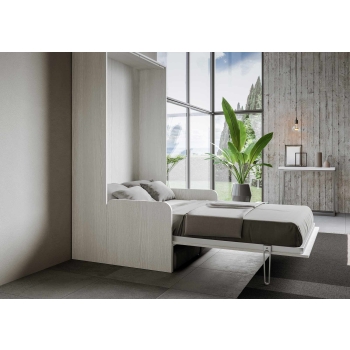 Mod. Kentaro Französisches Sofa - Französisches Klappbett 140 vertikal Kentaro Sofa Weiße Esche